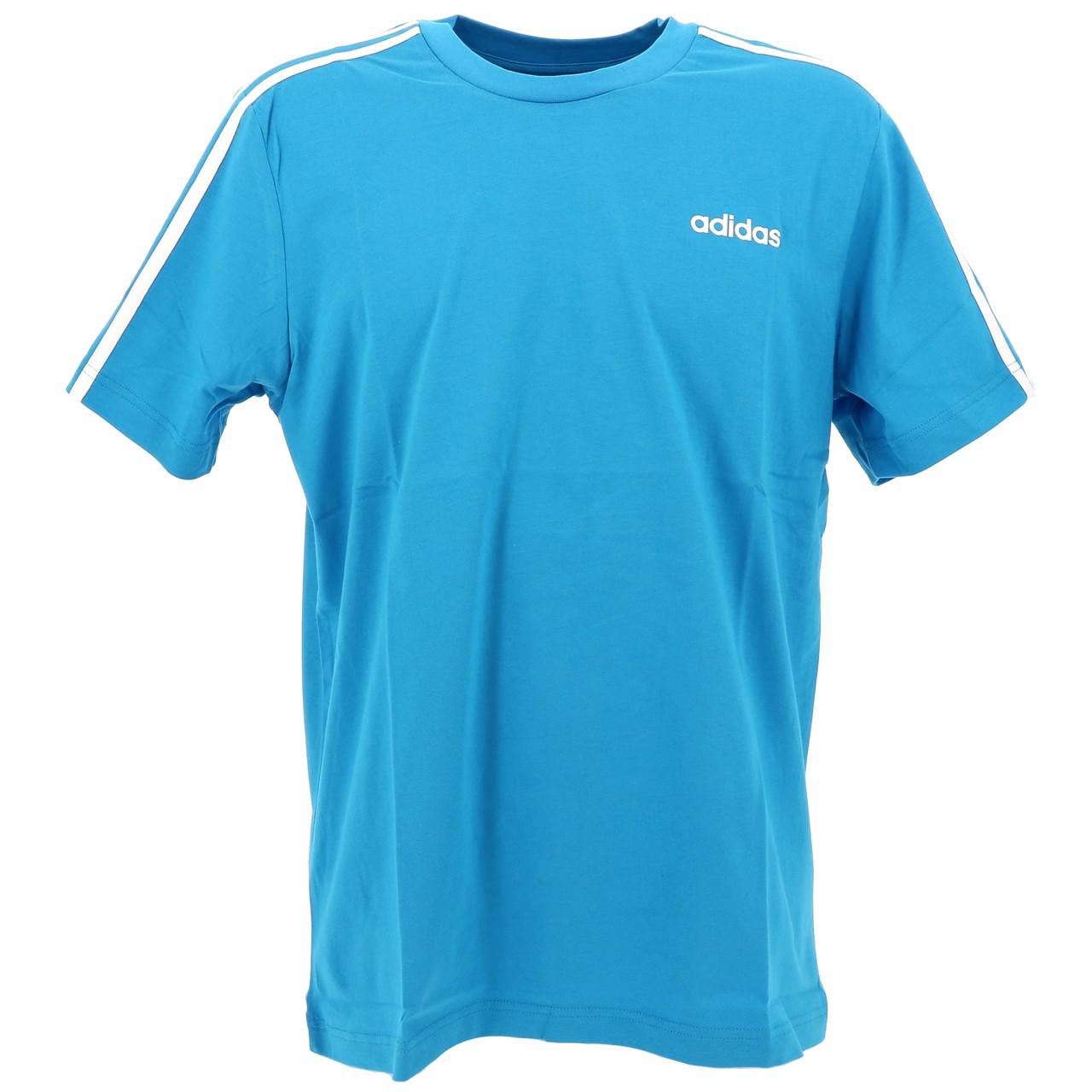 t shirt adidas bleu