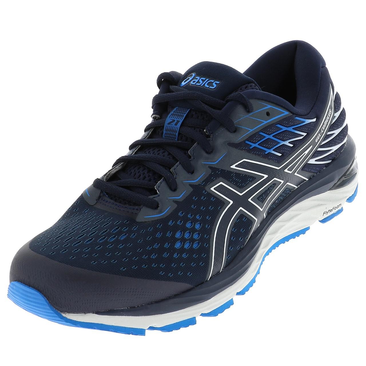 asics running bleu